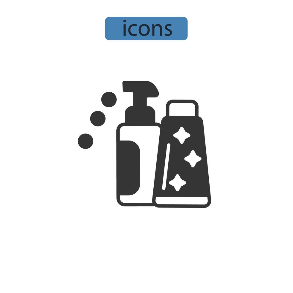 Detergent icons symbol vector elements for infographic web 10822581