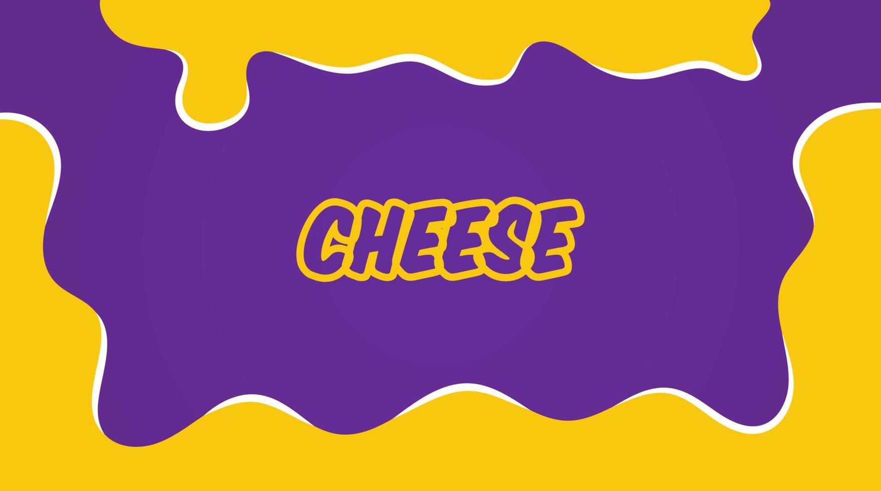 fondo de queso abstracto con espacio en blanco vector
