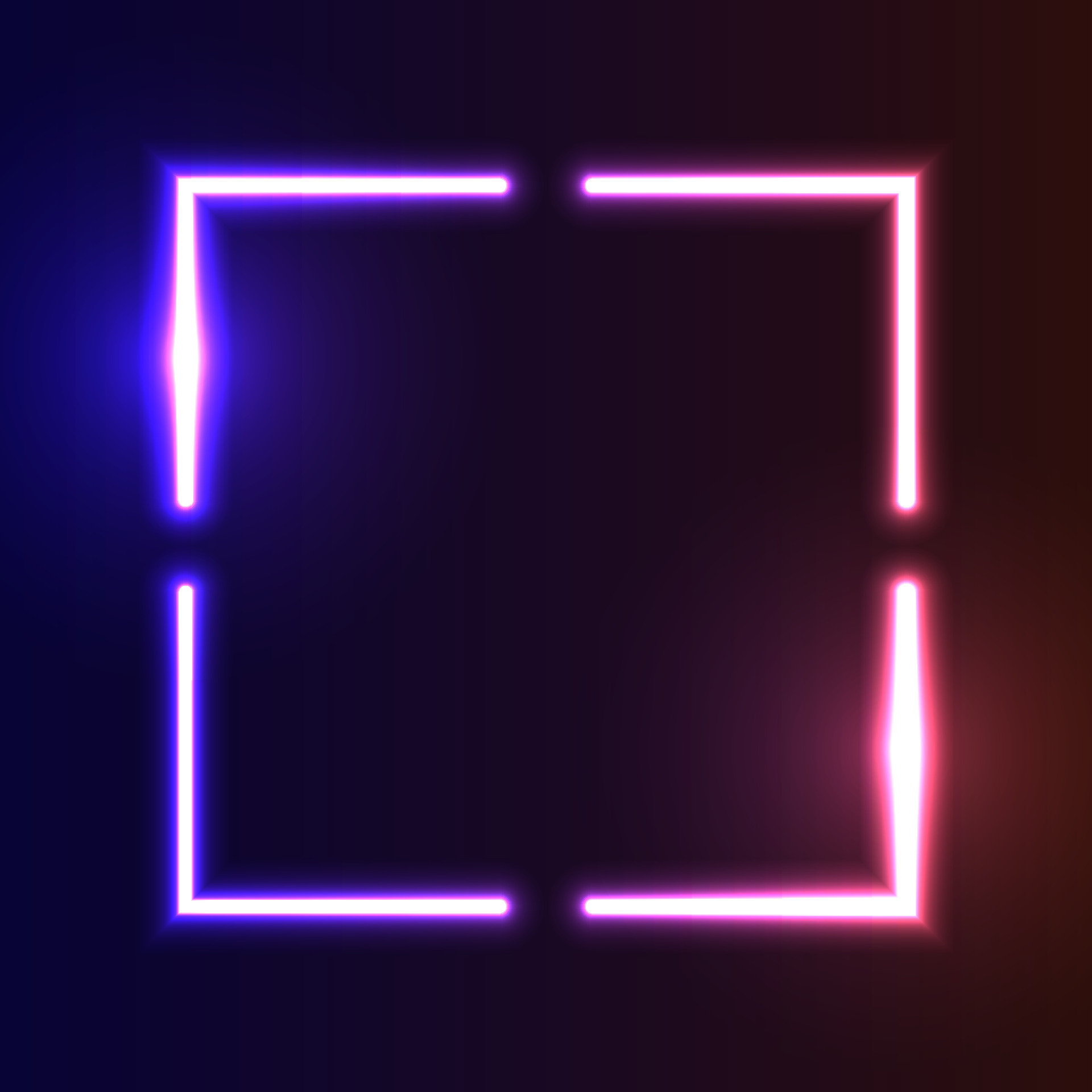 Futuristic Neon frame border. Purple neon glowing background 10822758