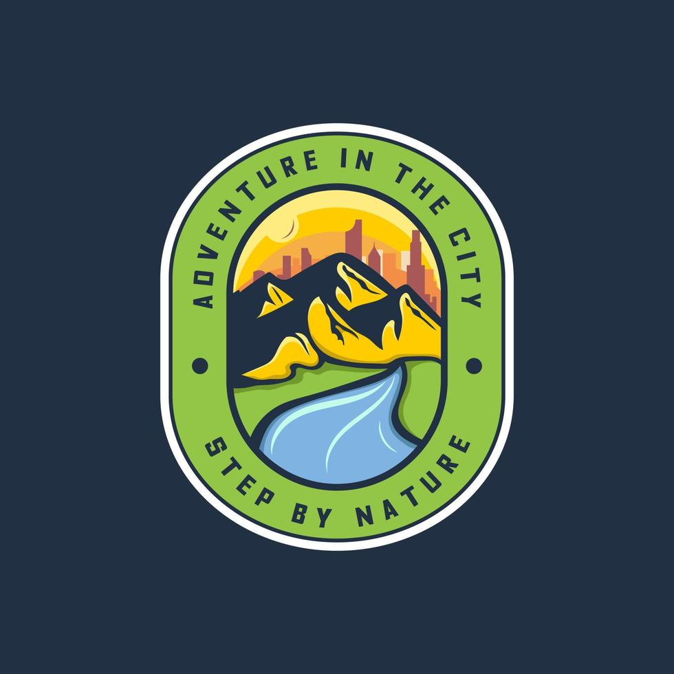 mount adventure logo vector