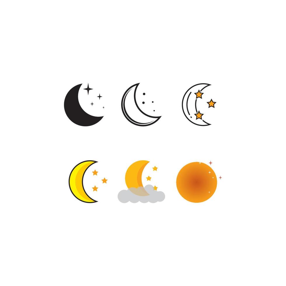 icono de vector de luna