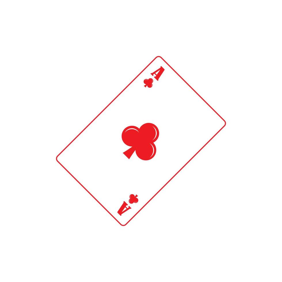 Playing card icon vector