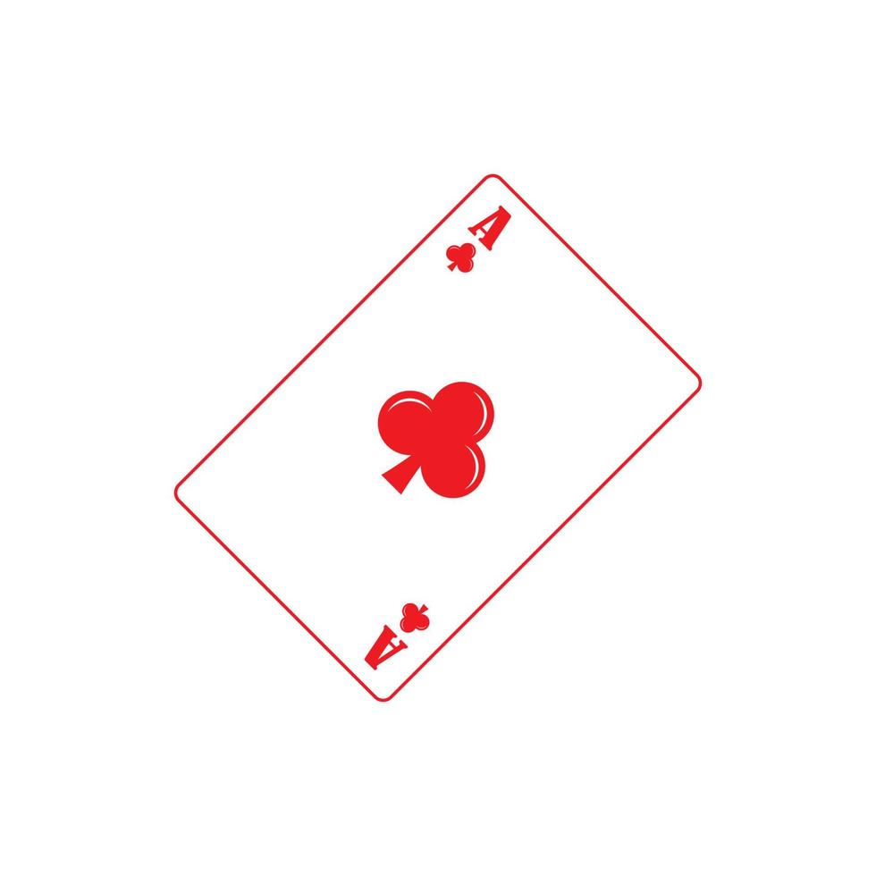 Playing card icon vector