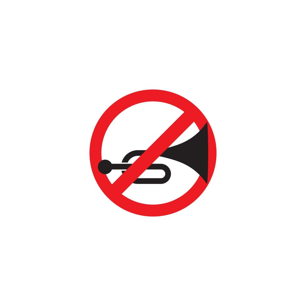 Horn icon vector illustration symbol design