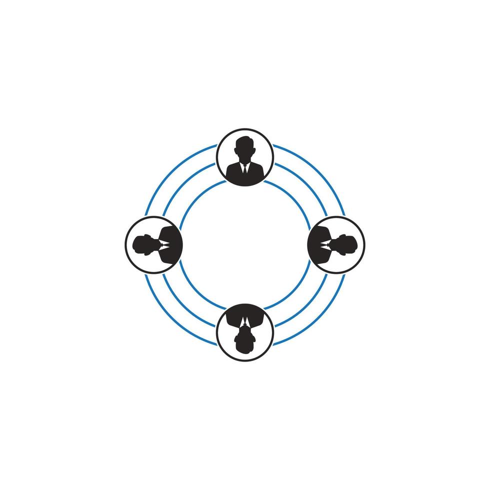 People network  icon vector