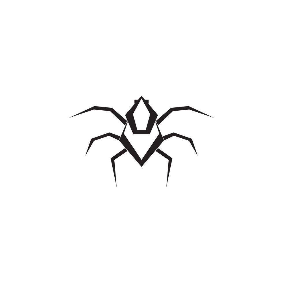 Spider icon vector illustration symbol design