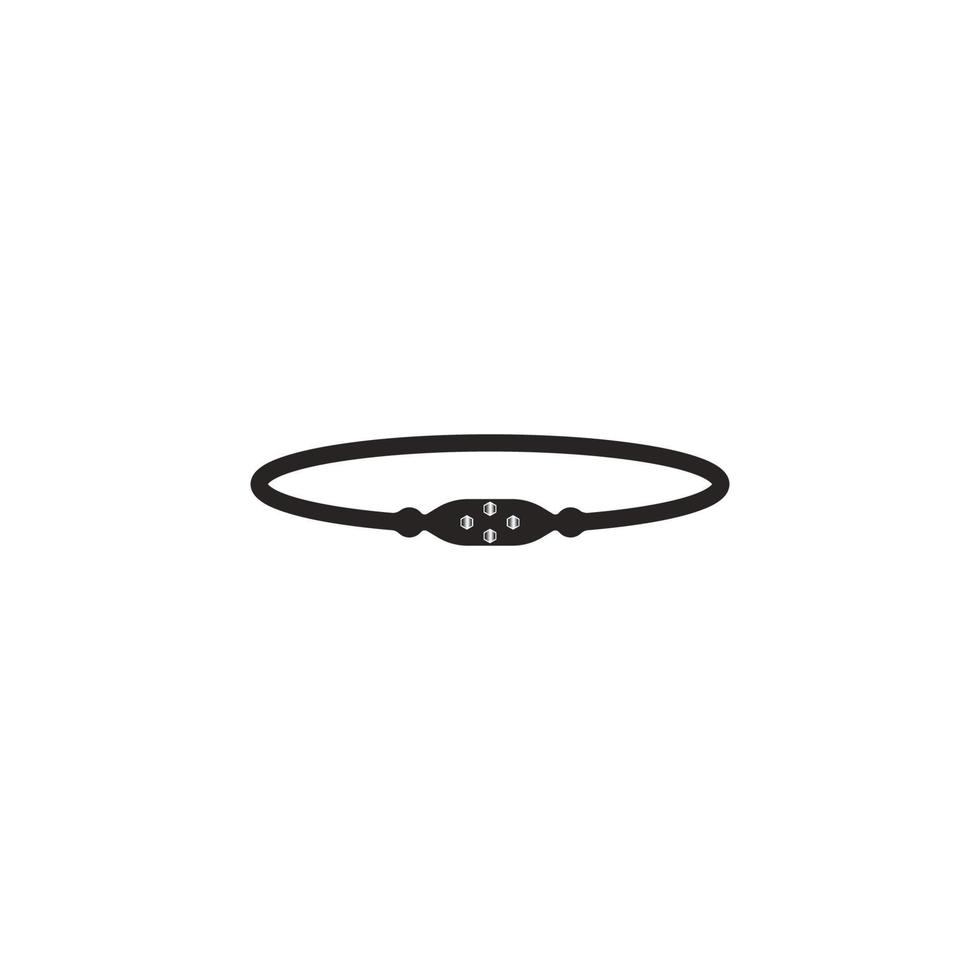 bracelet icon dragon head logo vector illustration template design
