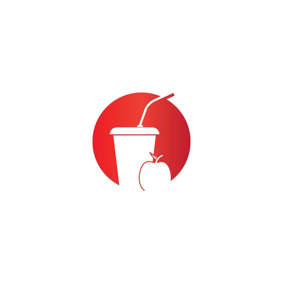 apple juice logo vector