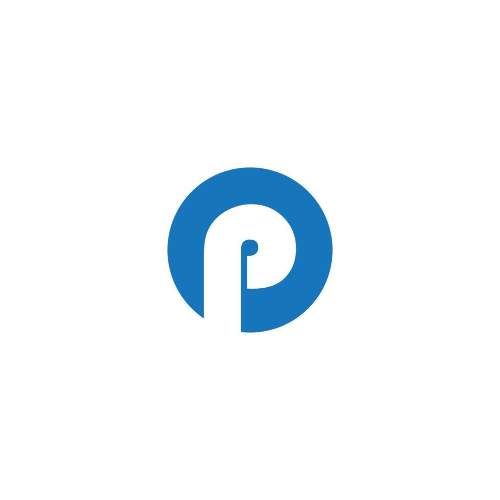 letter P . logo vector