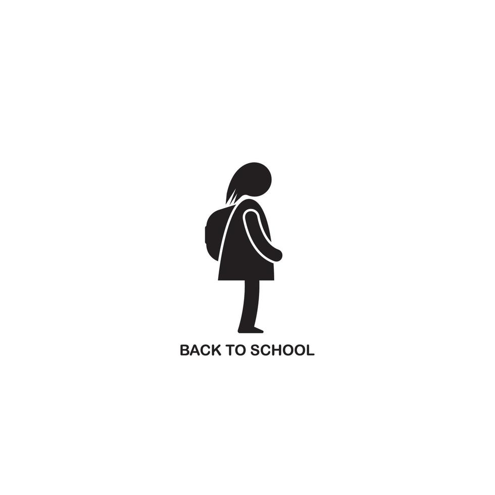 Back to School icon vector