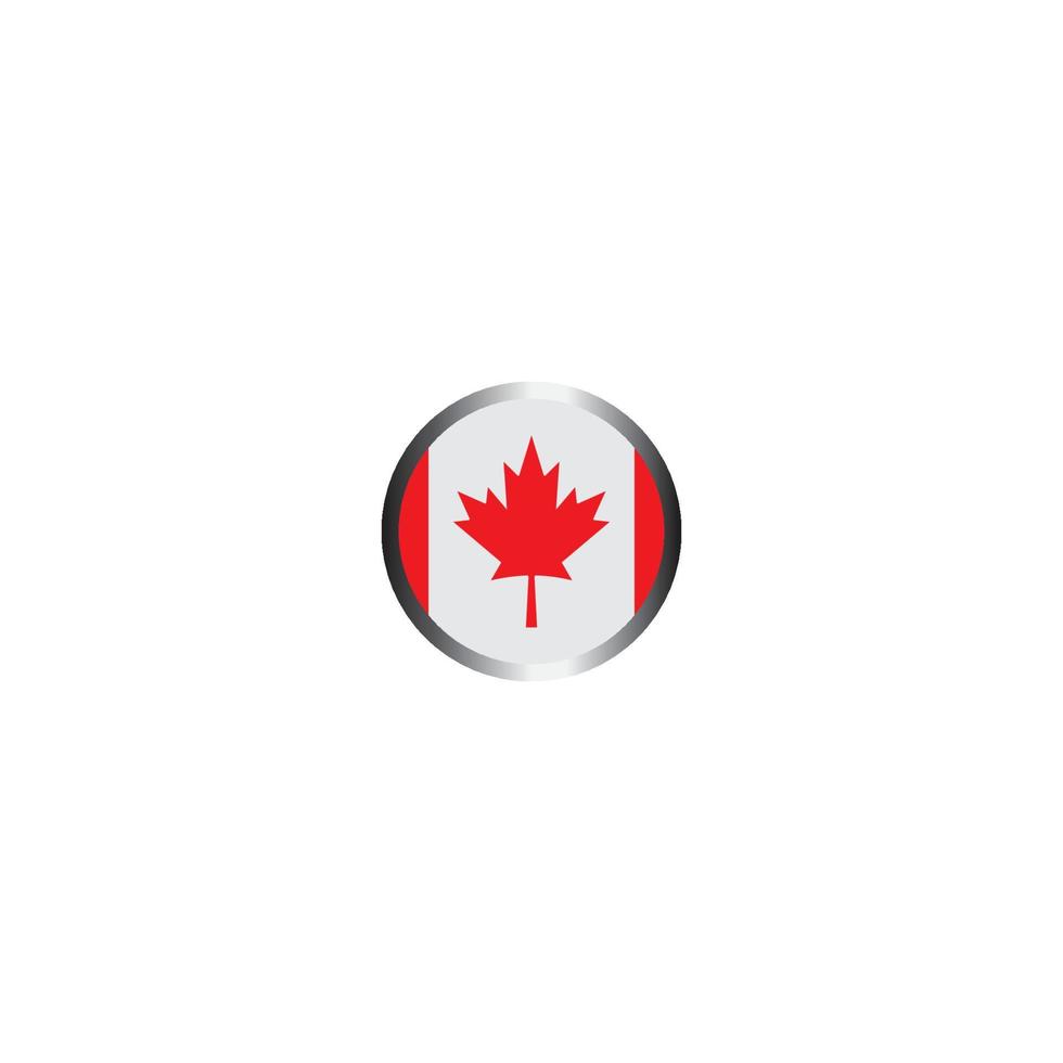 Canada flag logo vector