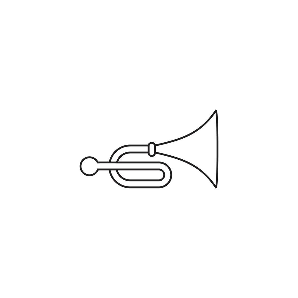 Horn icon vector illustration symbol design