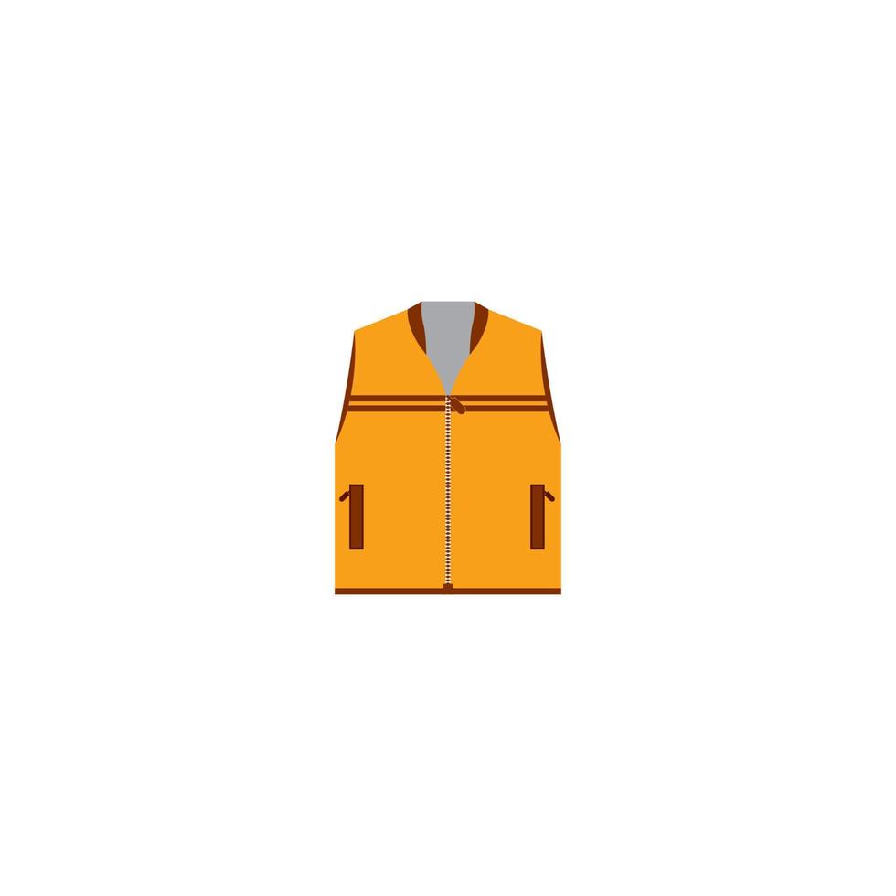 construction worker vest icon. vector