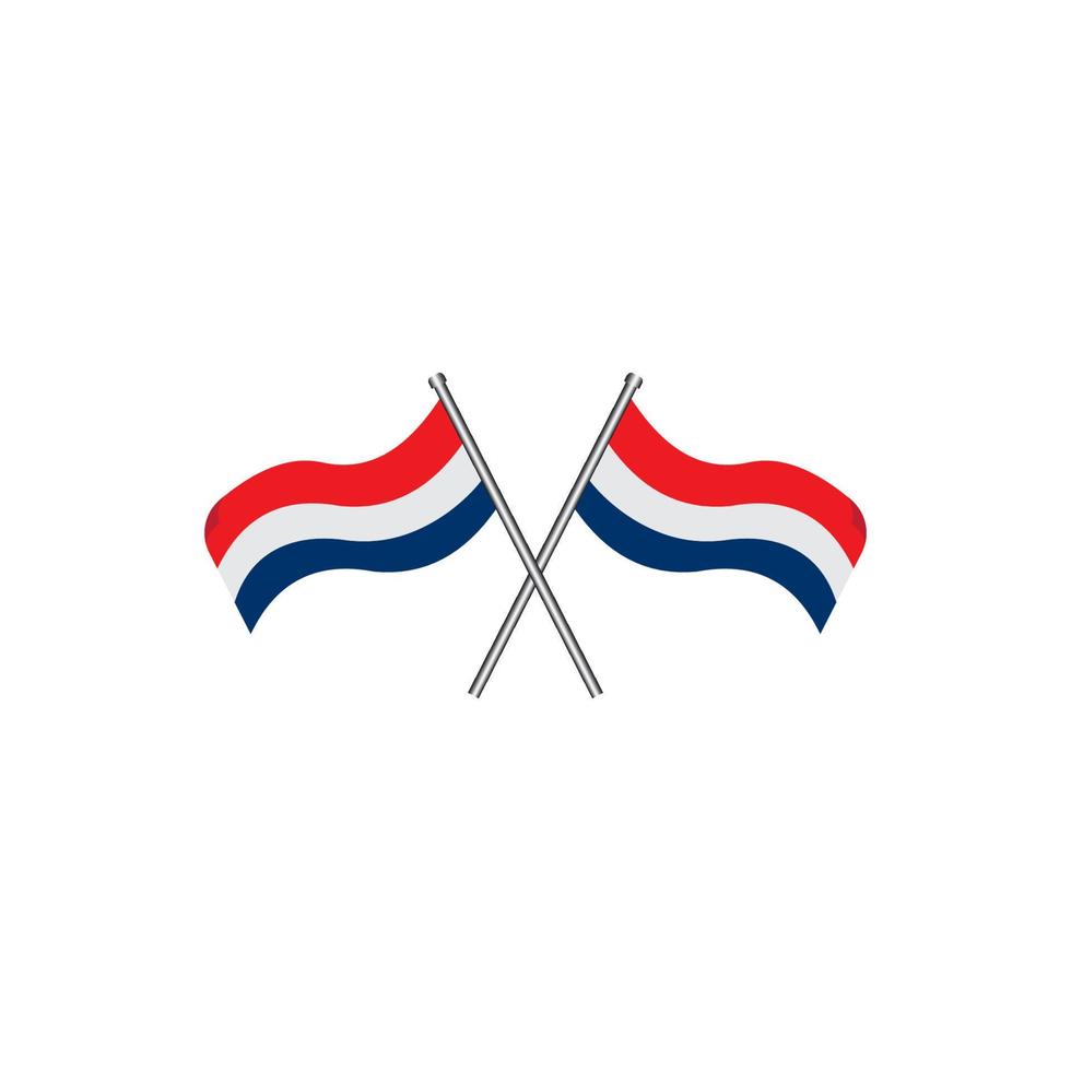 Netherlands flag icon vector