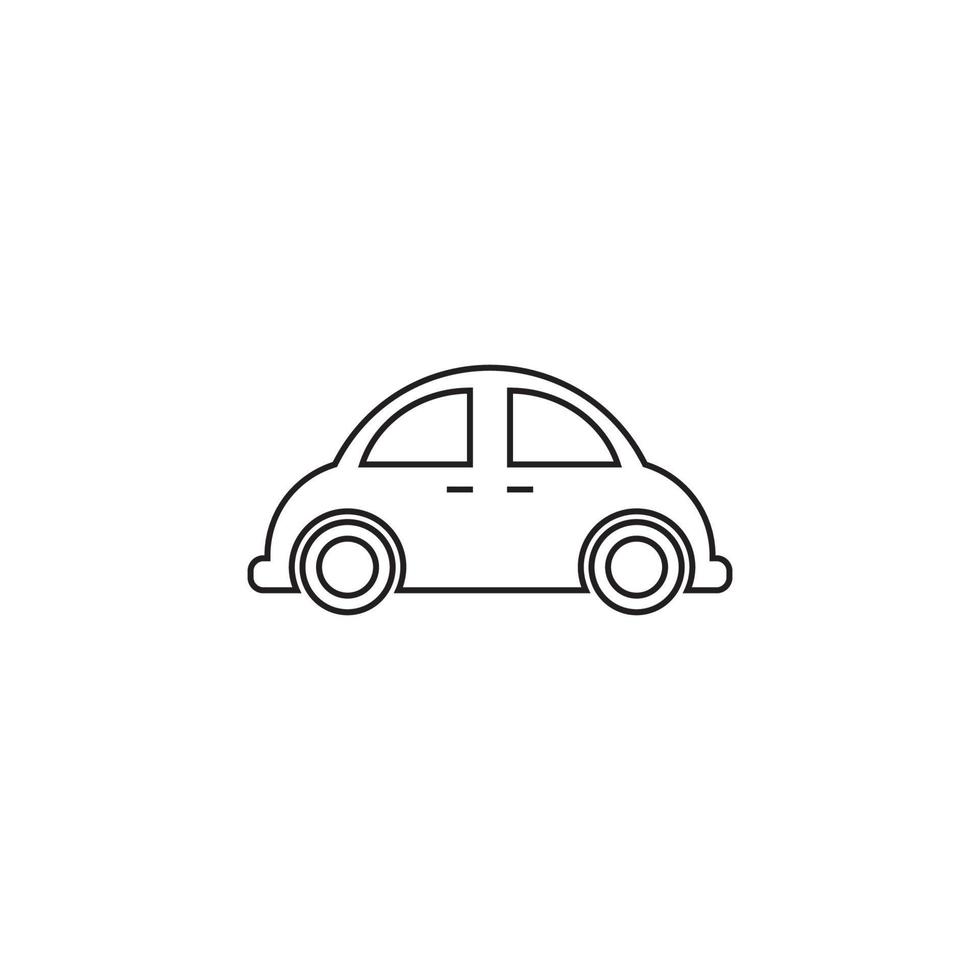 icono de coche viejo vector