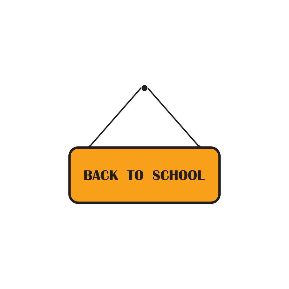Back to School icon vector