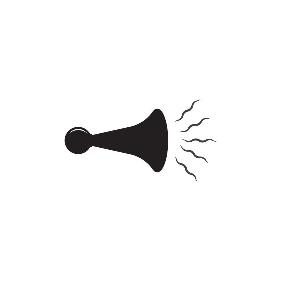Horn icon vector illustration symbol design