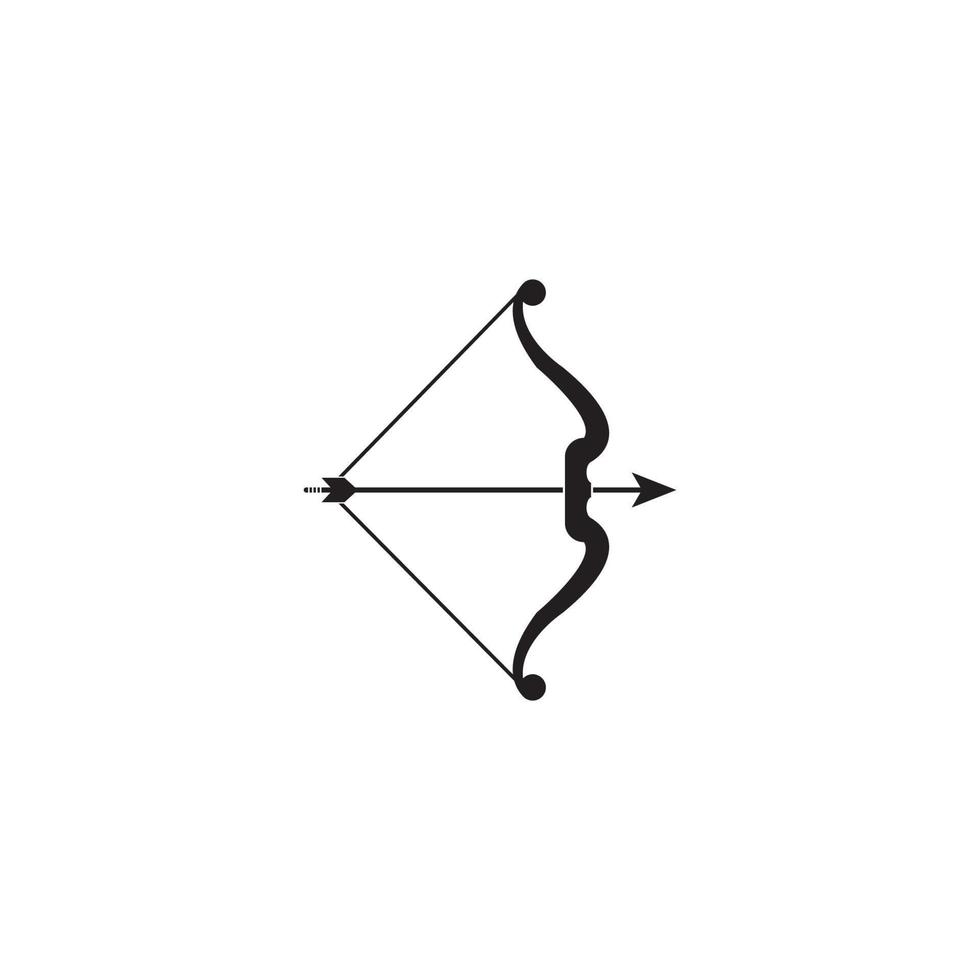 arco con icono de flecha vector