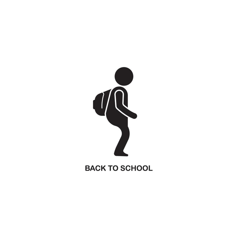 Back to School icon vector