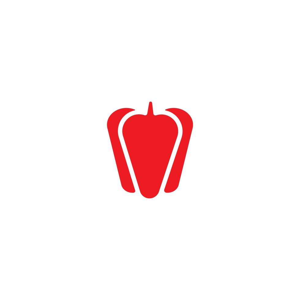 paprika icono vector ilustración símbolo diseño