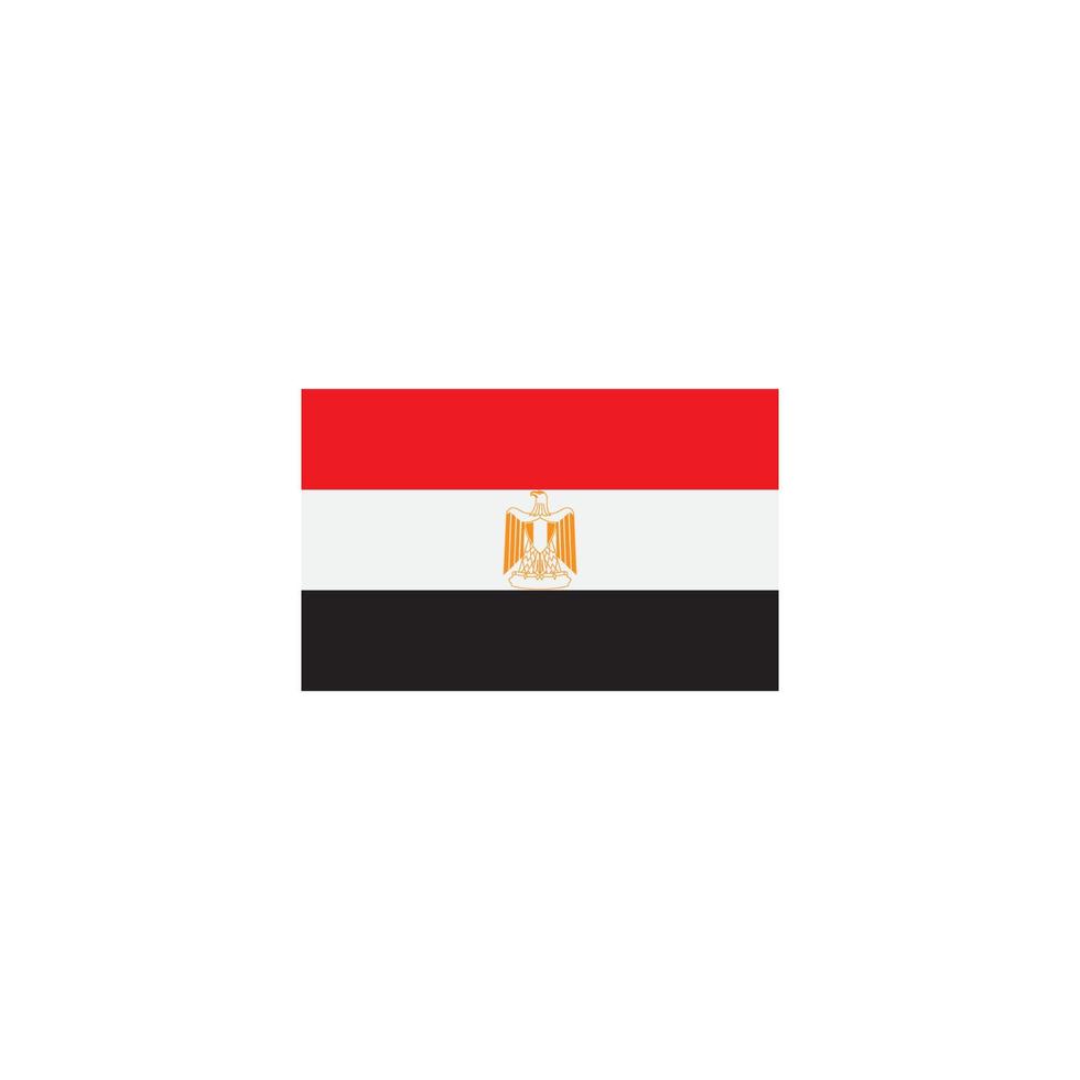 Egypt flag logo vector