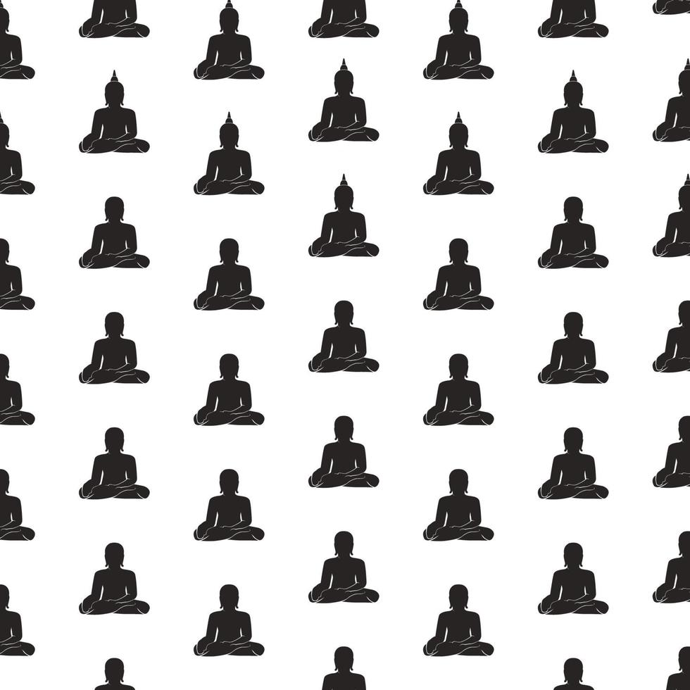 Buddha logo background vector