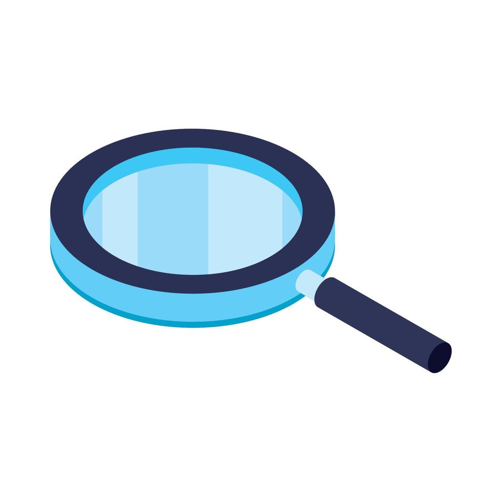 magnifying glass icon vector