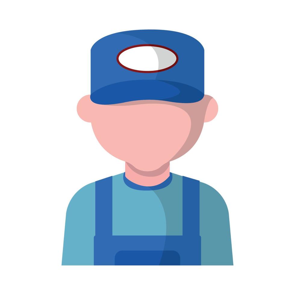 delivery worker profession vector