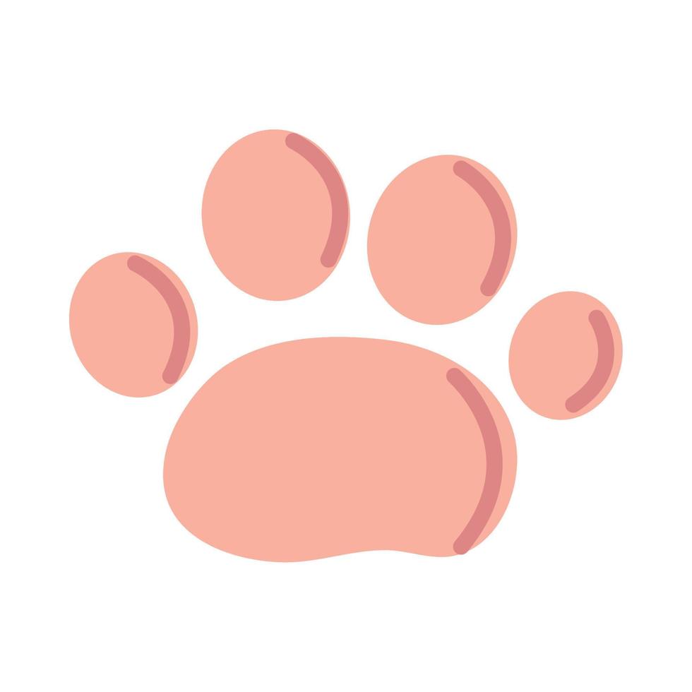 paw animal icon vector