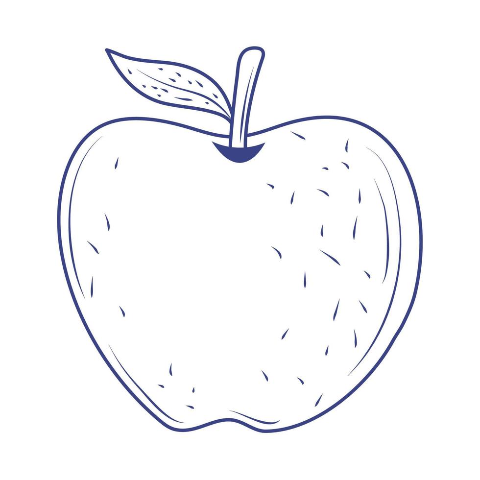 icono de manzana vector