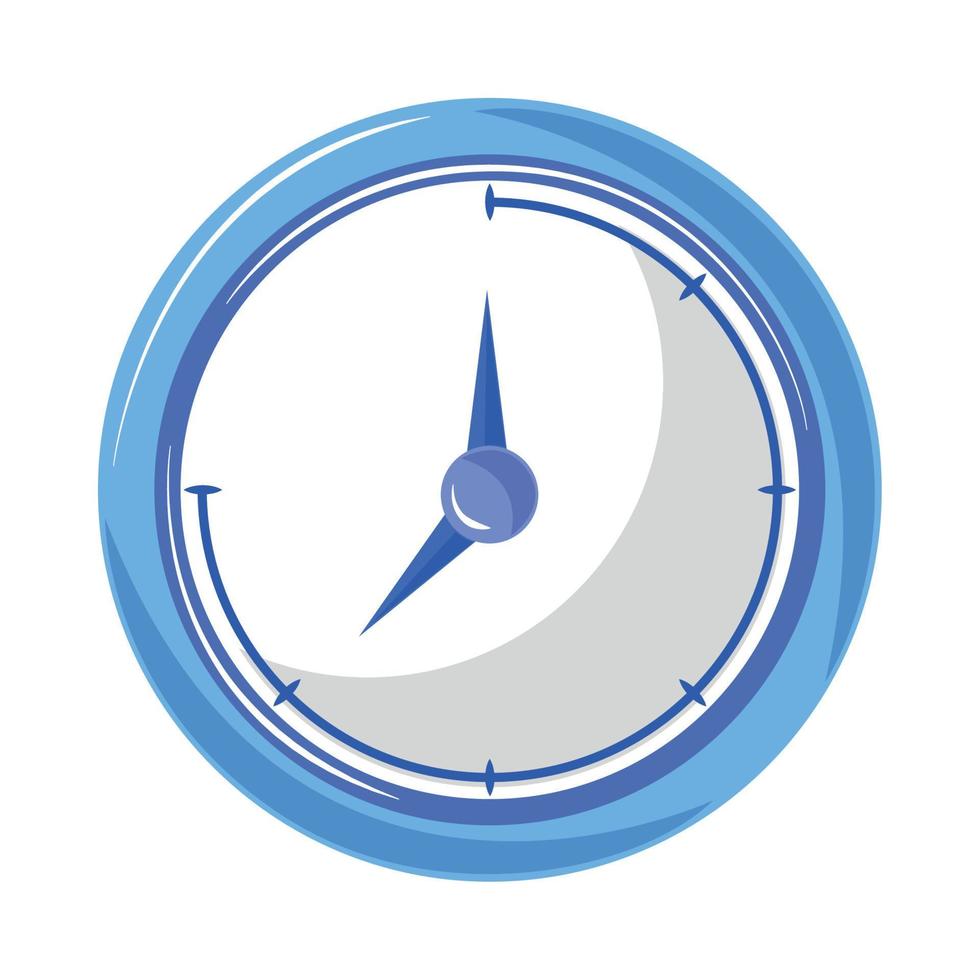 clock icon isolated vector