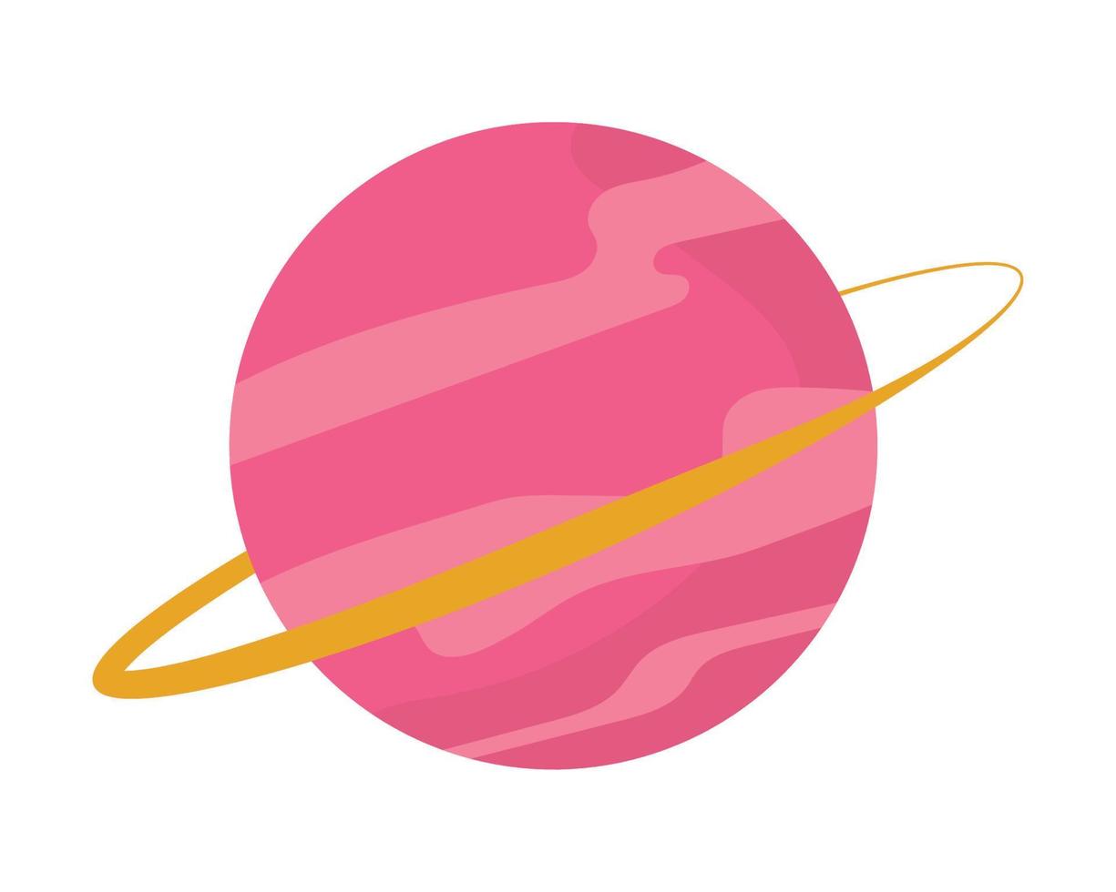 space planet icon vector