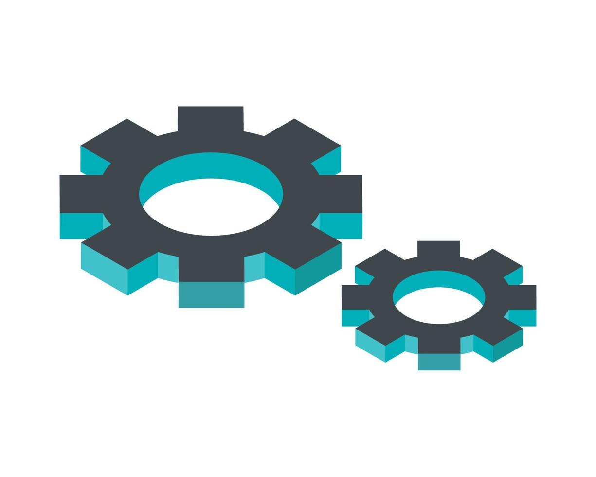 gear cogwheel icon vector