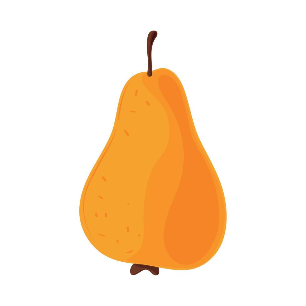 pear fruit icon vector