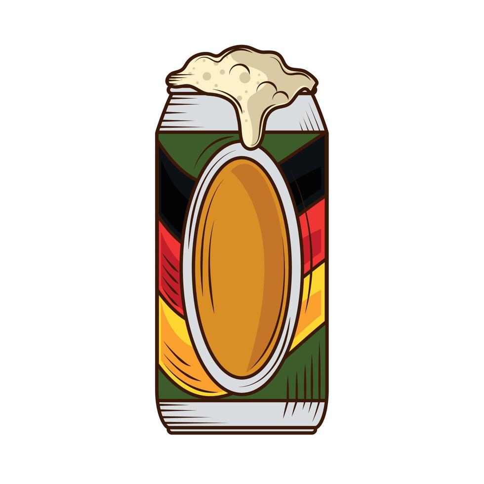 beer can drink vector