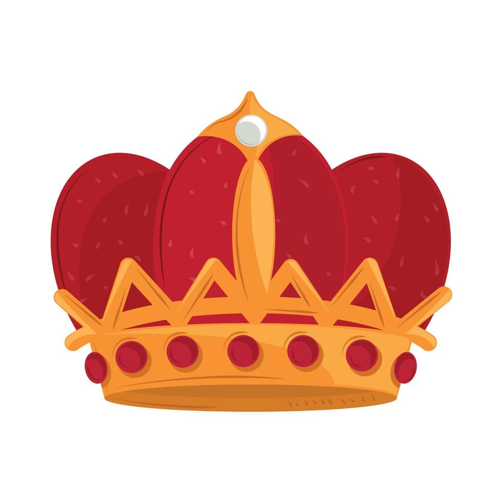 crown on white background vector