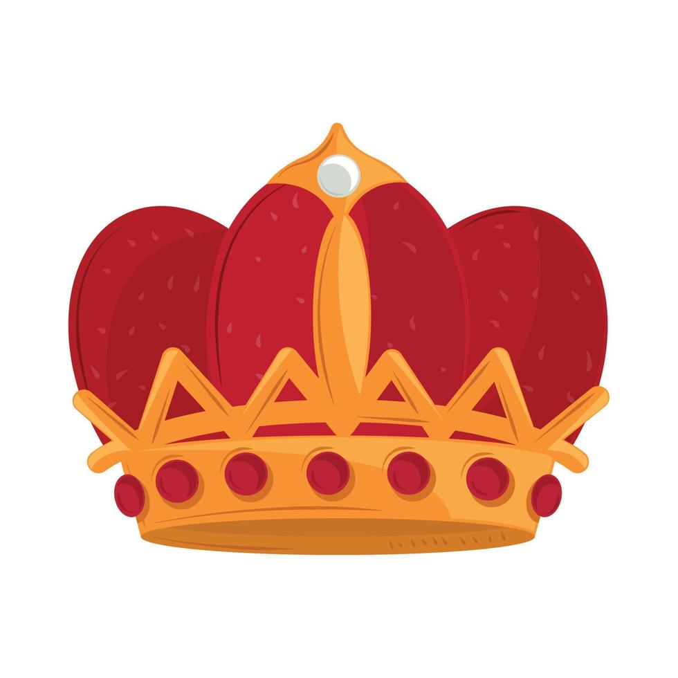 crown on white background vector