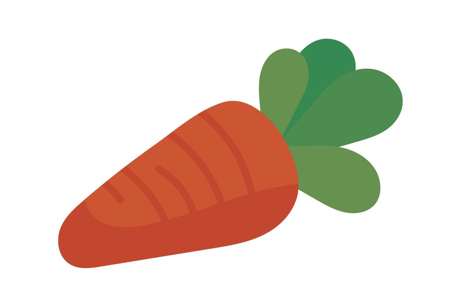 carrot vegetable icon vector