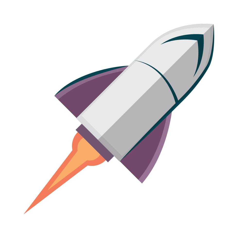 spacecraft space retro vector