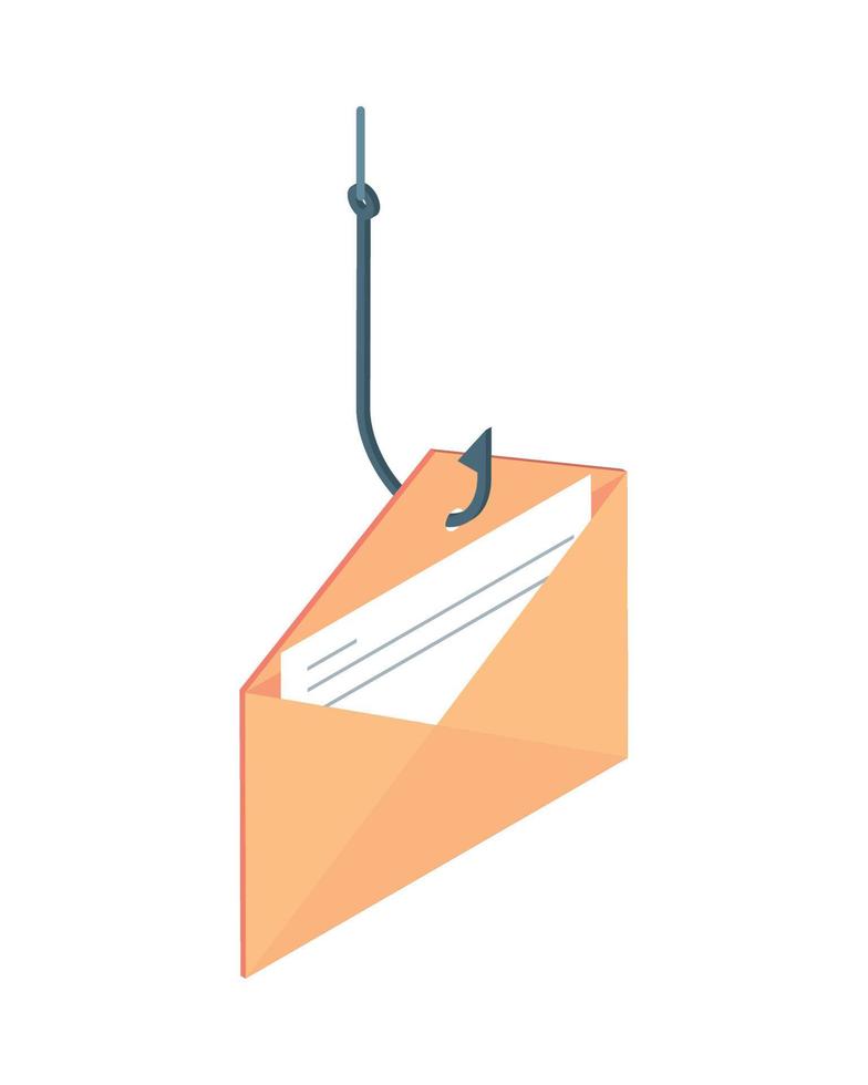 phishing message icon vector