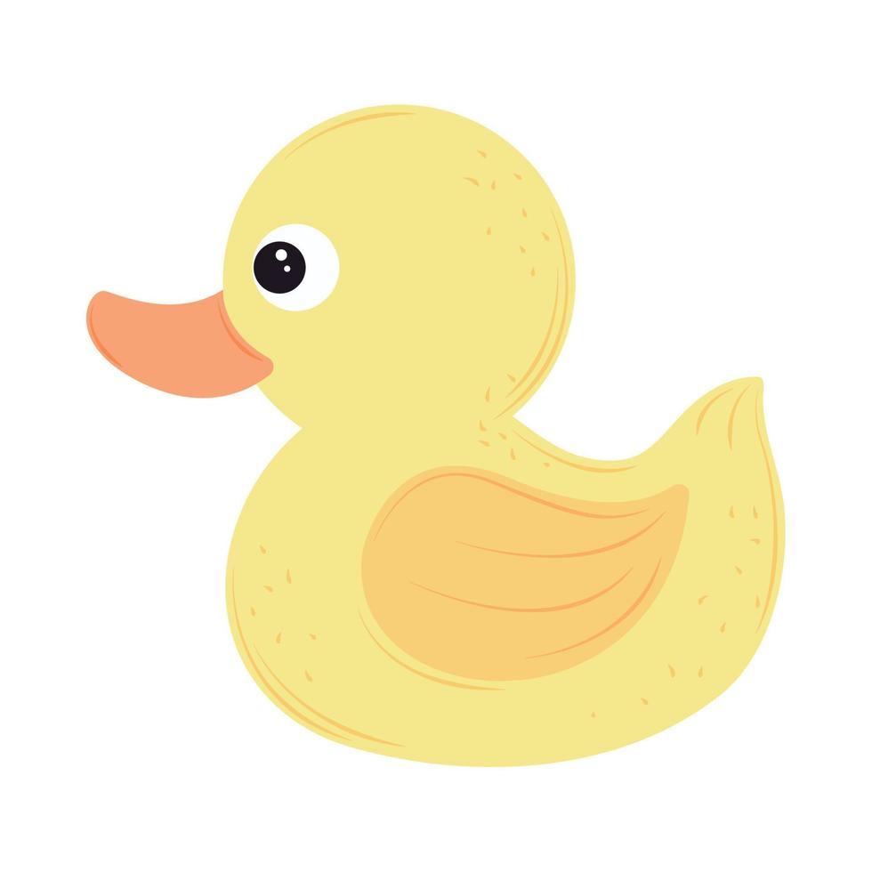 juguete de pato bebé vector