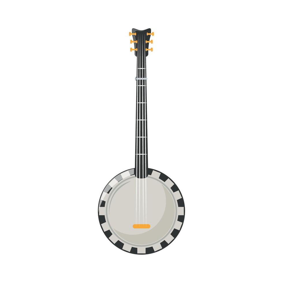 banjo music instrument vector