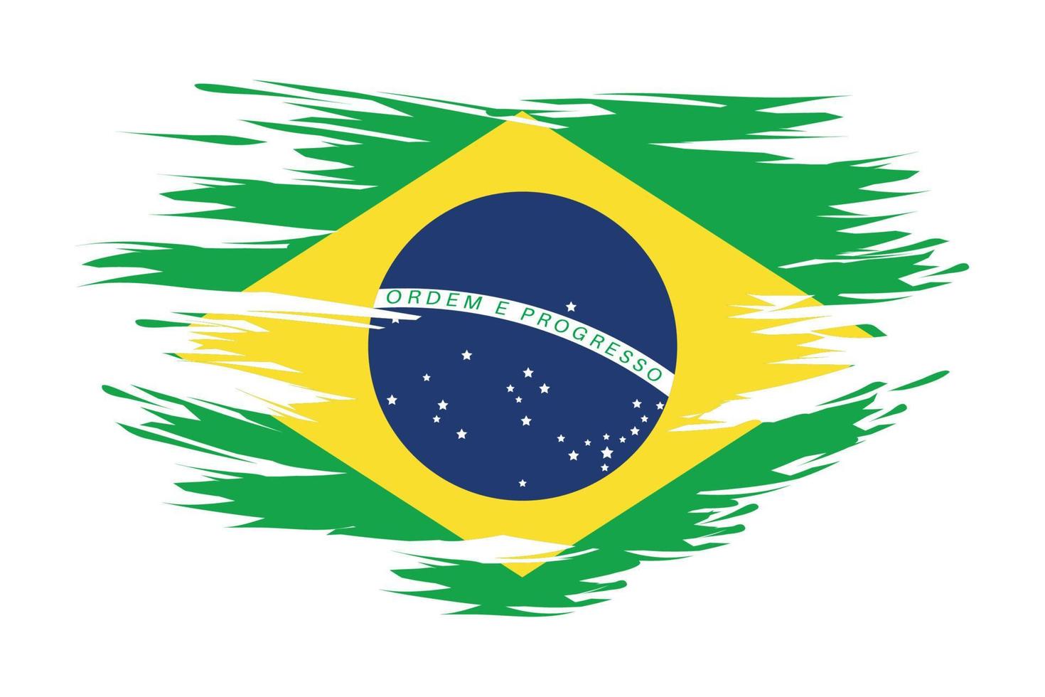 bandera de brasil vector