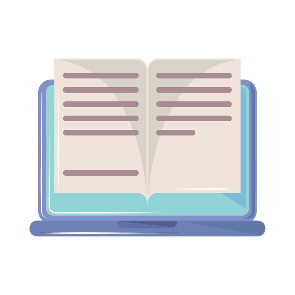 ebook library virtual vector
