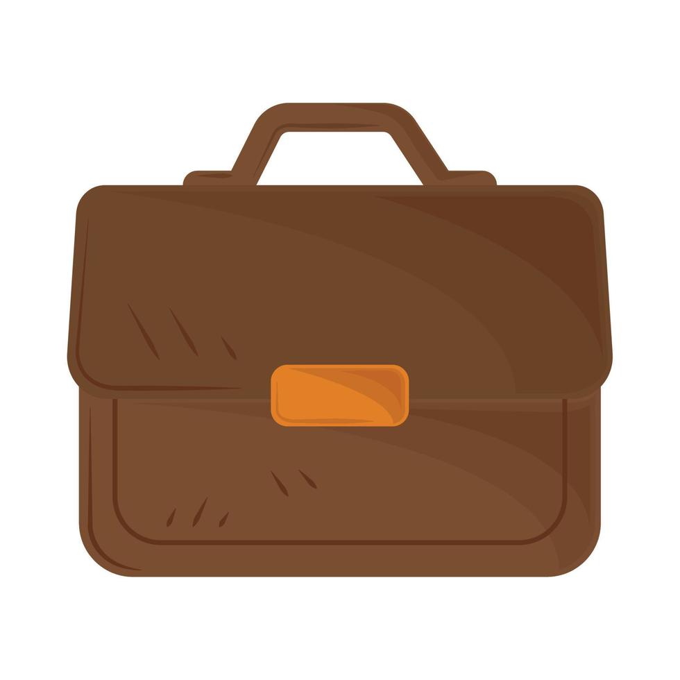 briefcase flat icon vector