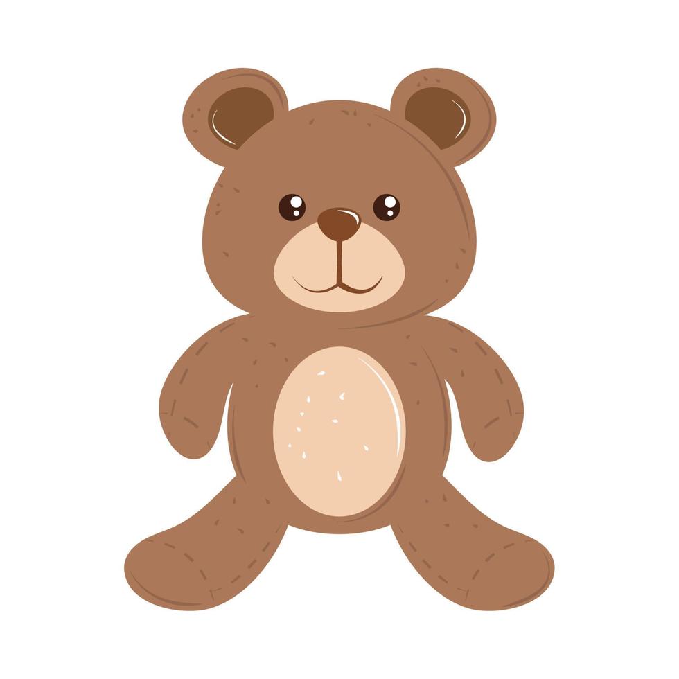 bebé de juguete de peluche vector