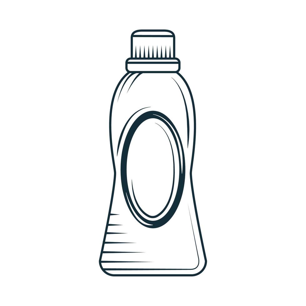 laundry detergent bottle vector