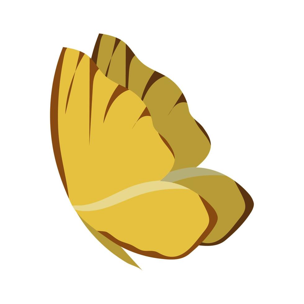 flying butterfly icon vector