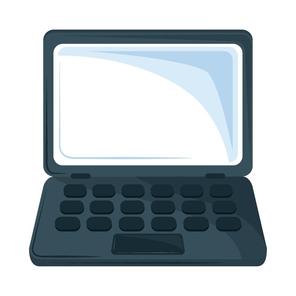 laptop computer icon vector