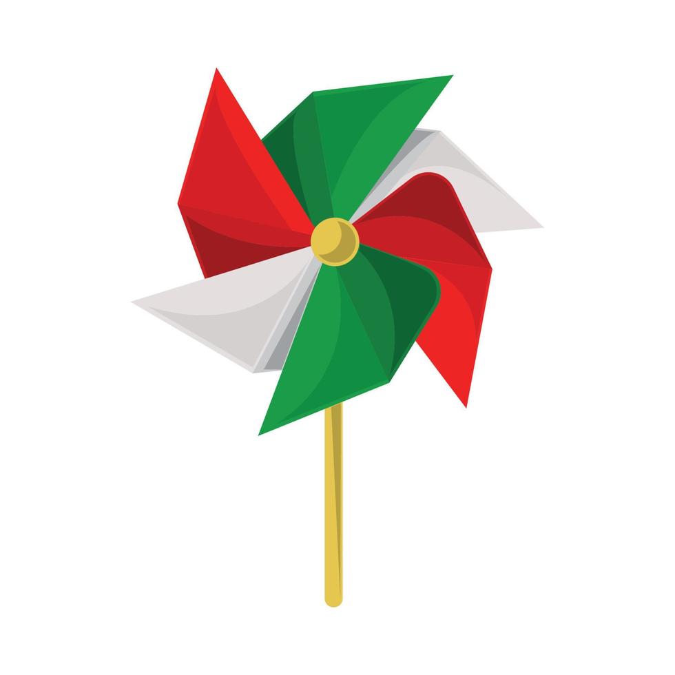mexican pinwheel flag vector